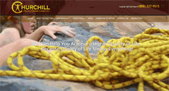 Desktop Screenshot of churchillphysicalhealthcenter.com